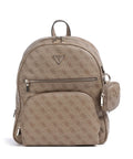 Guess Power Play Backpack latte logo