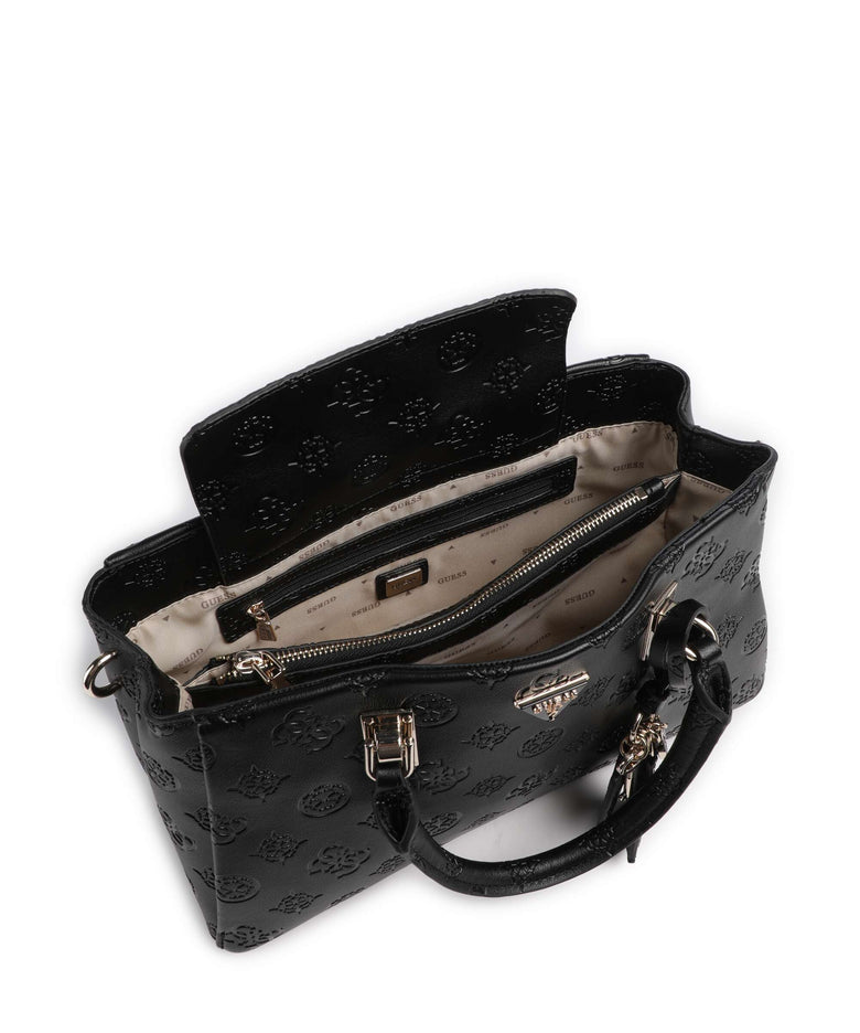 Guess Tisha Handbag black logo