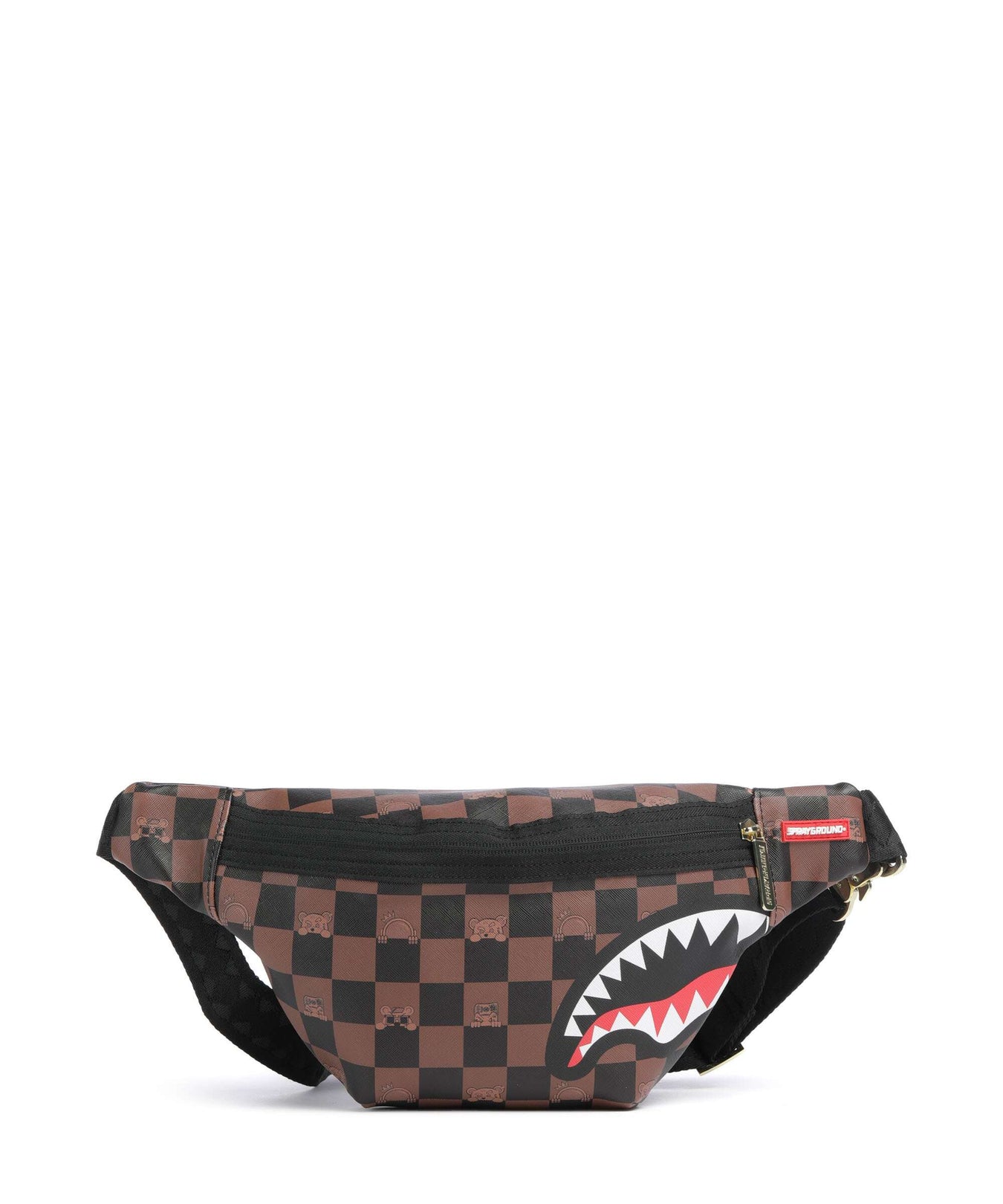 Sprayground Peeking Character Check Fanny pack multicolour