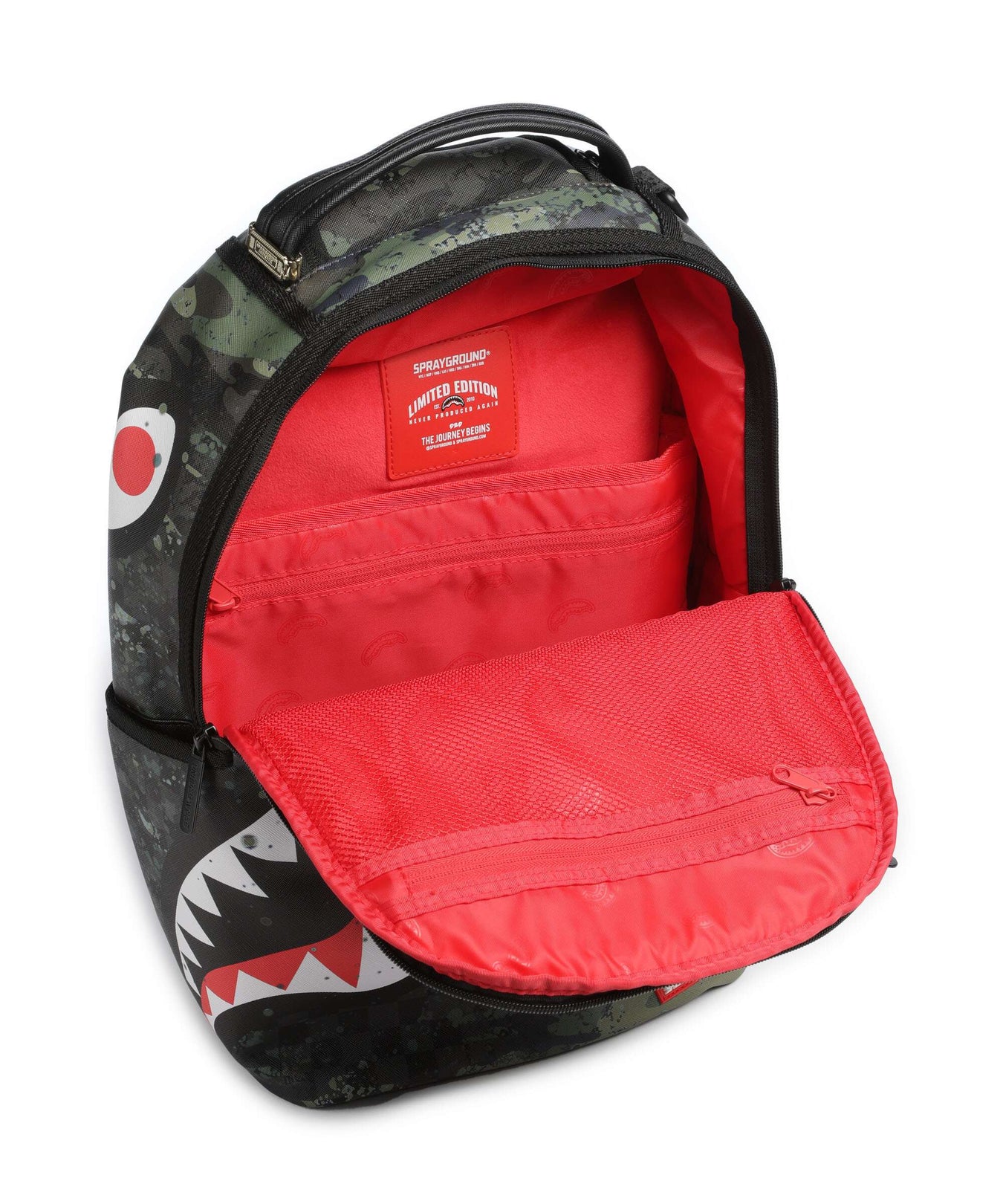 Sprayground Camo Splash Backpack green