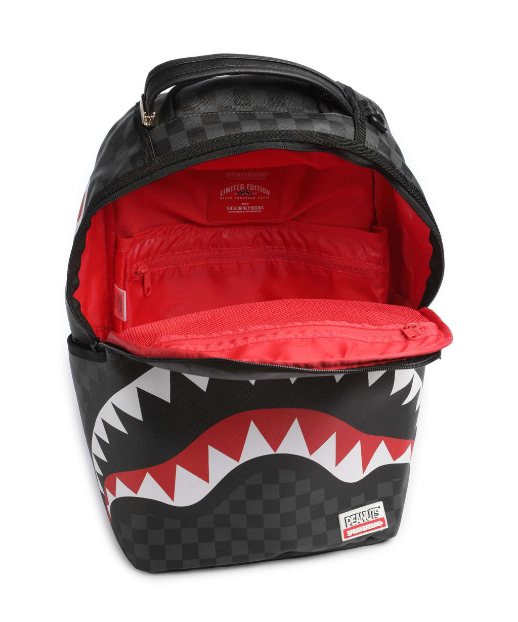 Sprayground Snoopy Top Shark Money Backpack black