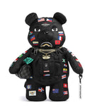 Sprayground James Flags Bear Ruksak black