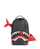 Sprayground Shark Smashed Through Ruksak black