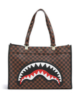 Sprayground Sawtooth Sharks in Paris Tote bag brown