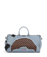 Sprayground Denim Shark Weekender blue