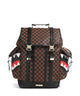Sprayground Sawtooth Sharks in Paris Monte Carlo Ruksak brown