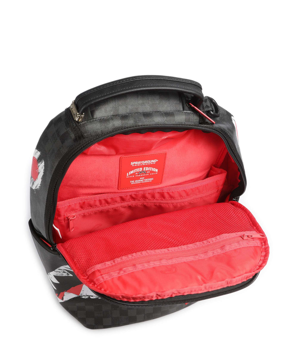 Sprayground Scribble Shark Backpack multicolour