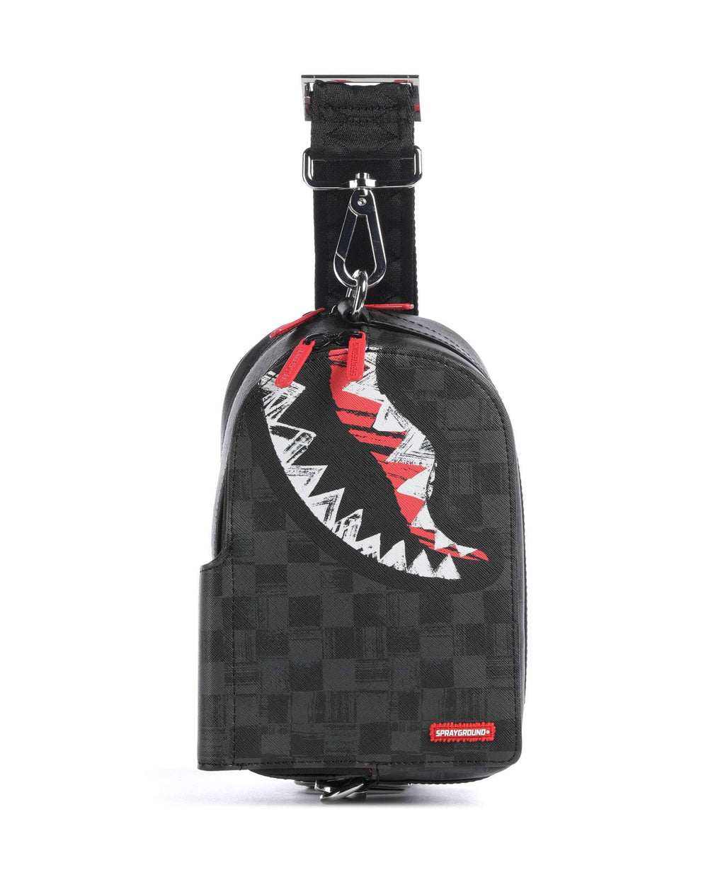 Sprayground Scribble Shark Sling bag multicolour