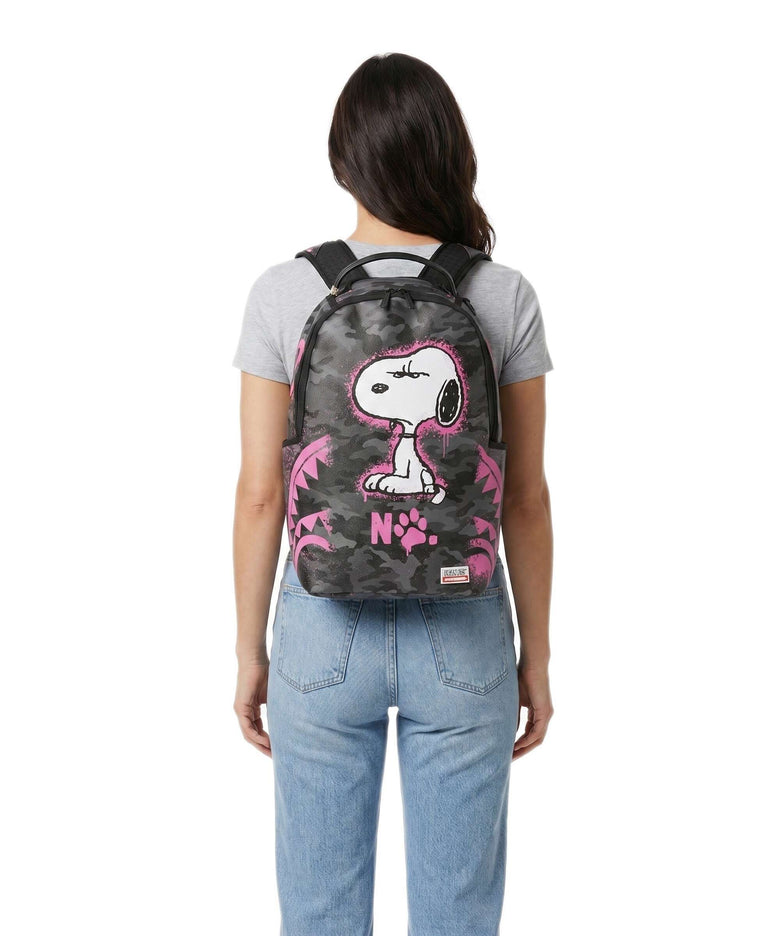 Sprayground Snoopy Pink Stencil Backpack multicolour