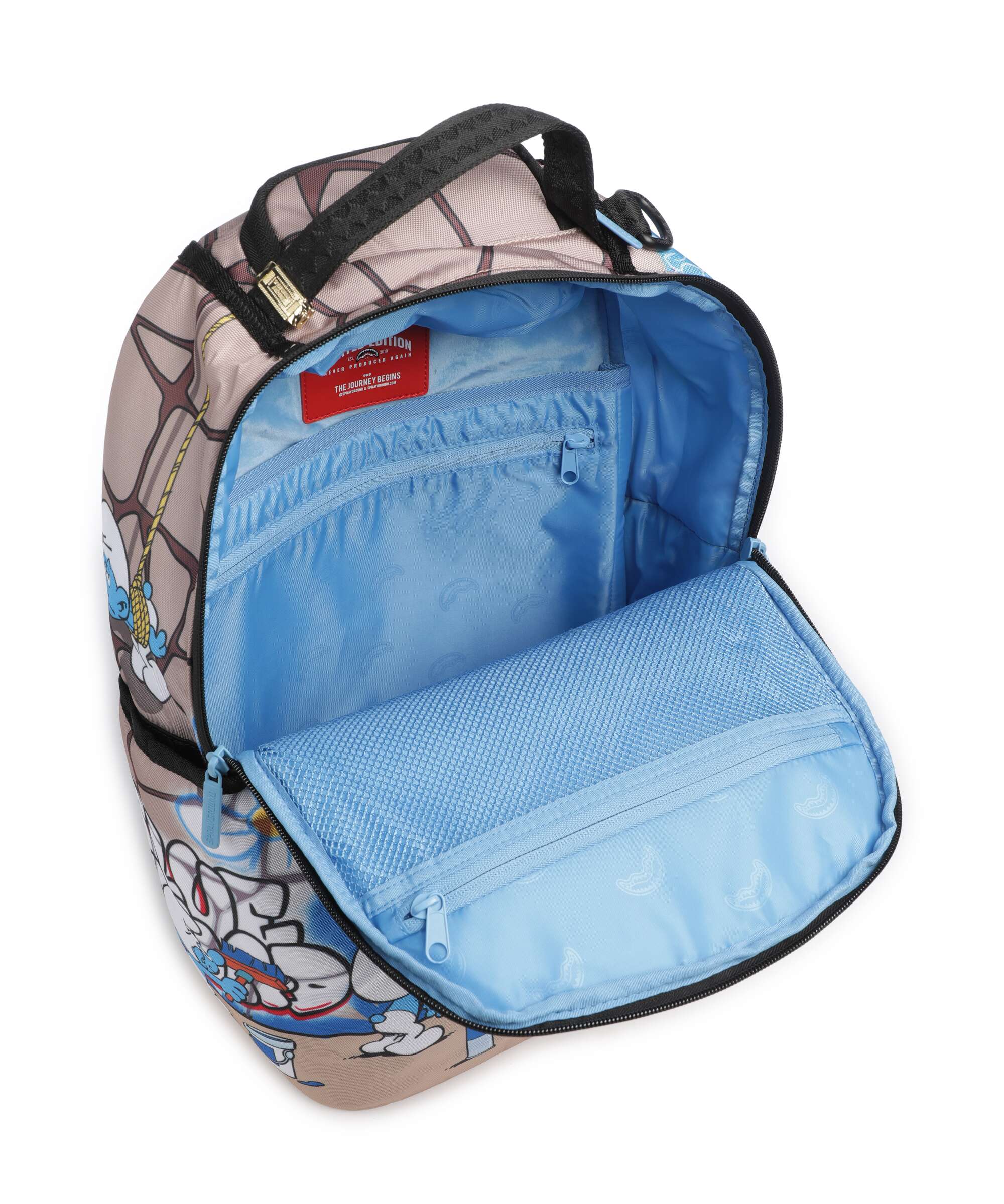 Sprayground Smurfs Art Party Backpack multicolour
