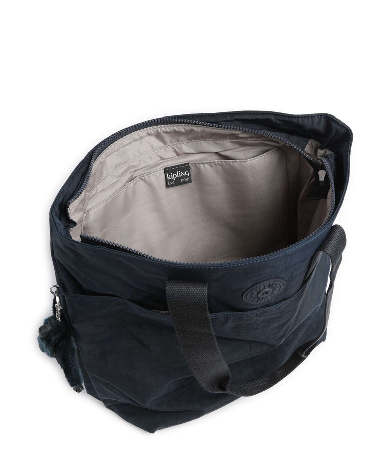 Kipling Basic Hanifa Tote bag blue bleu