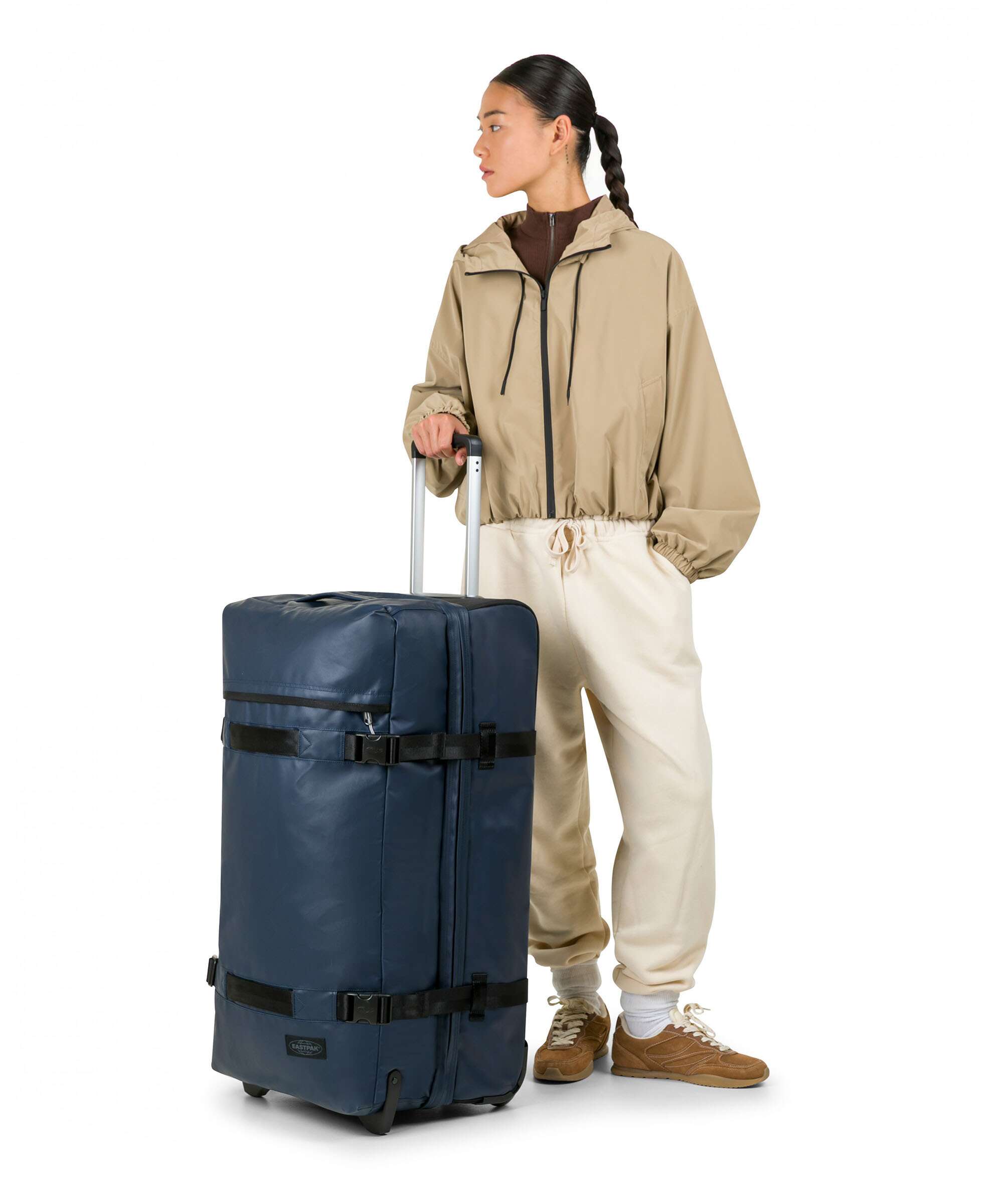 Eastpak Tarp Transit'R L Travel bag with wheels navy