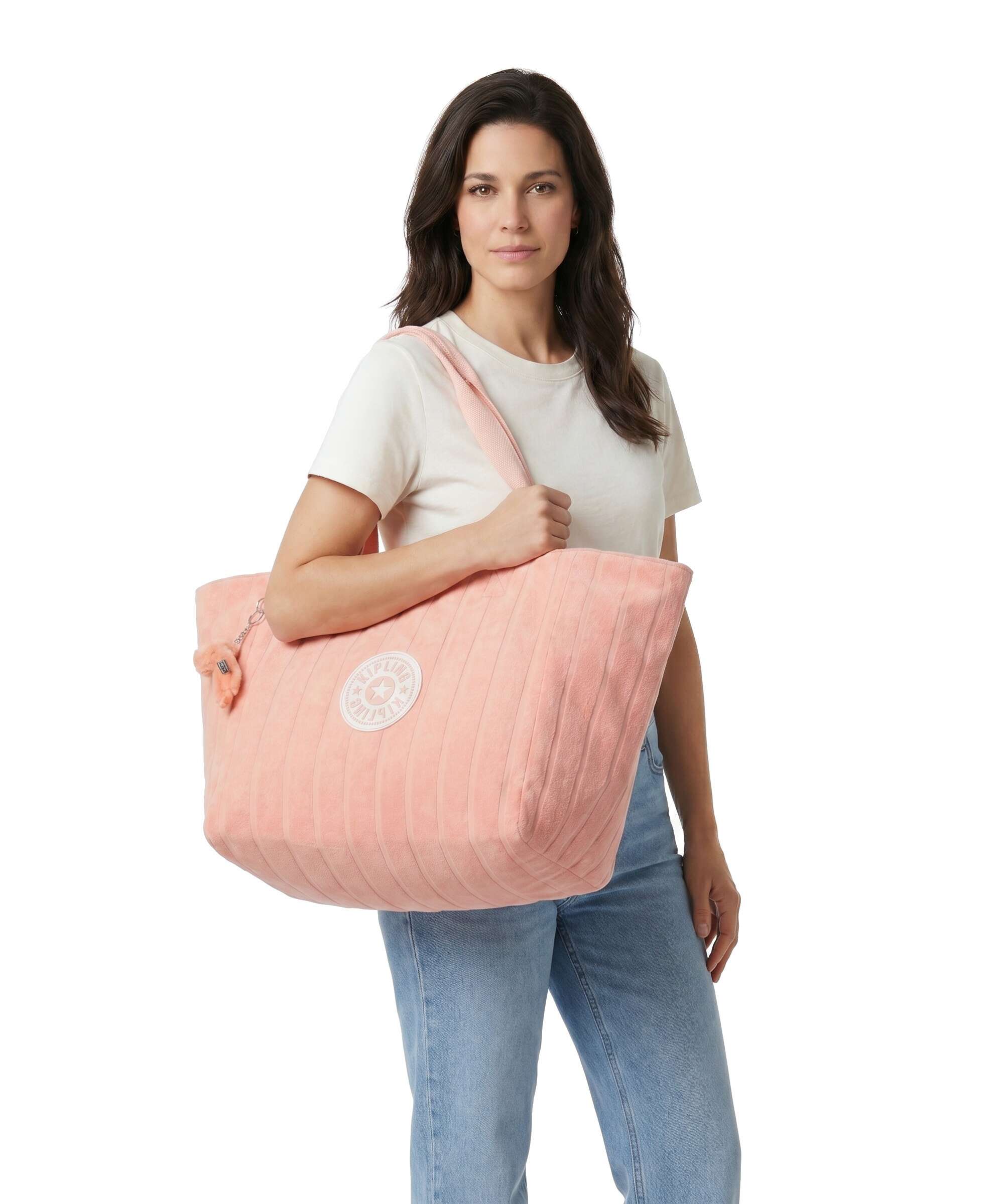 Kipling Beach Naomi Tote bag orangy towel