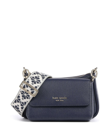 Kate Spade New York Double Up Torba preko ramena parisian navy