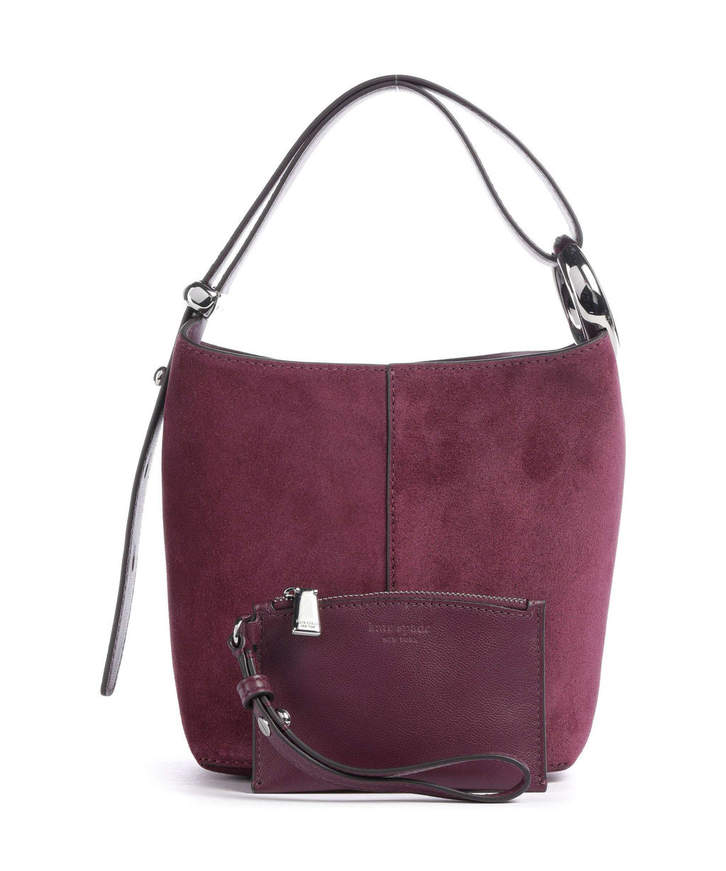 Kate Spade New York Halo Mini Bucket bag purple agate