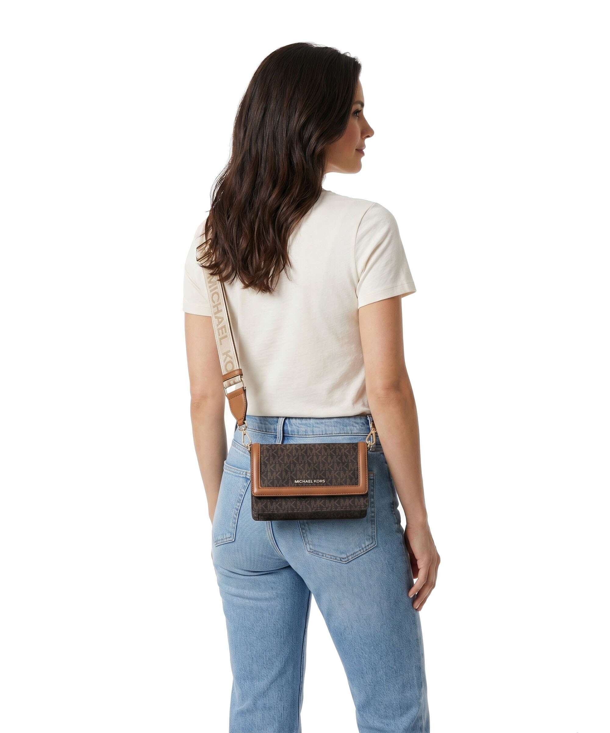 Michael Kors Jet Set Small Wallet brown/acorn