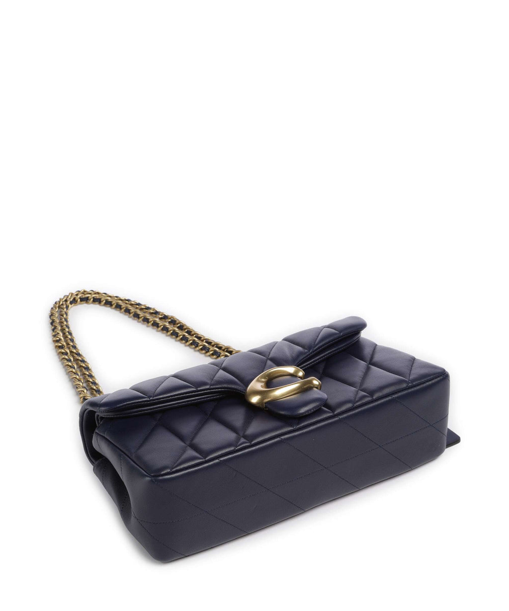 Coach Tabby Quilted 26 Shoulder bag dark navy