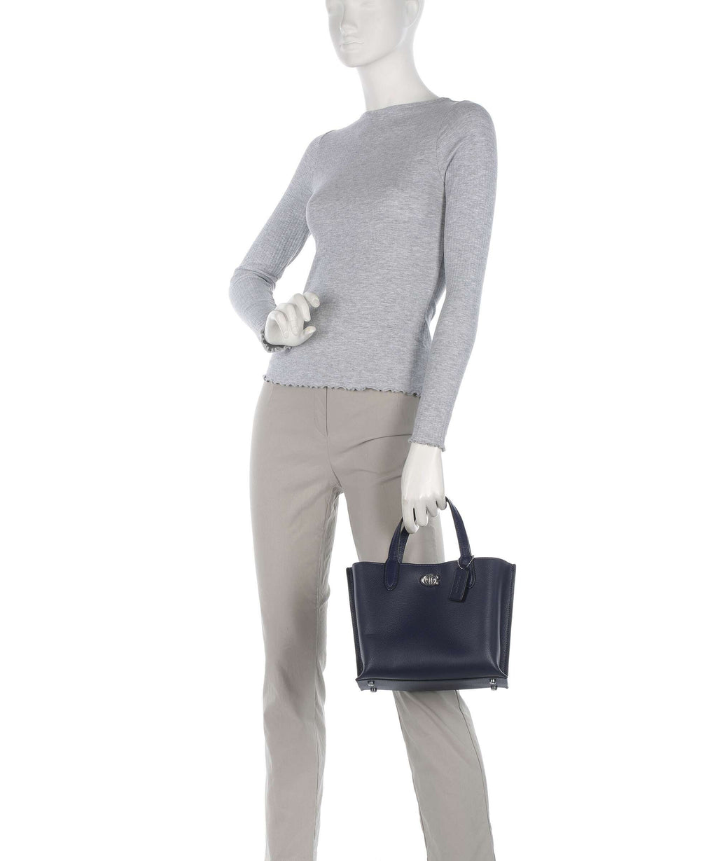 Coach Willow 24 Handbag dark navy
