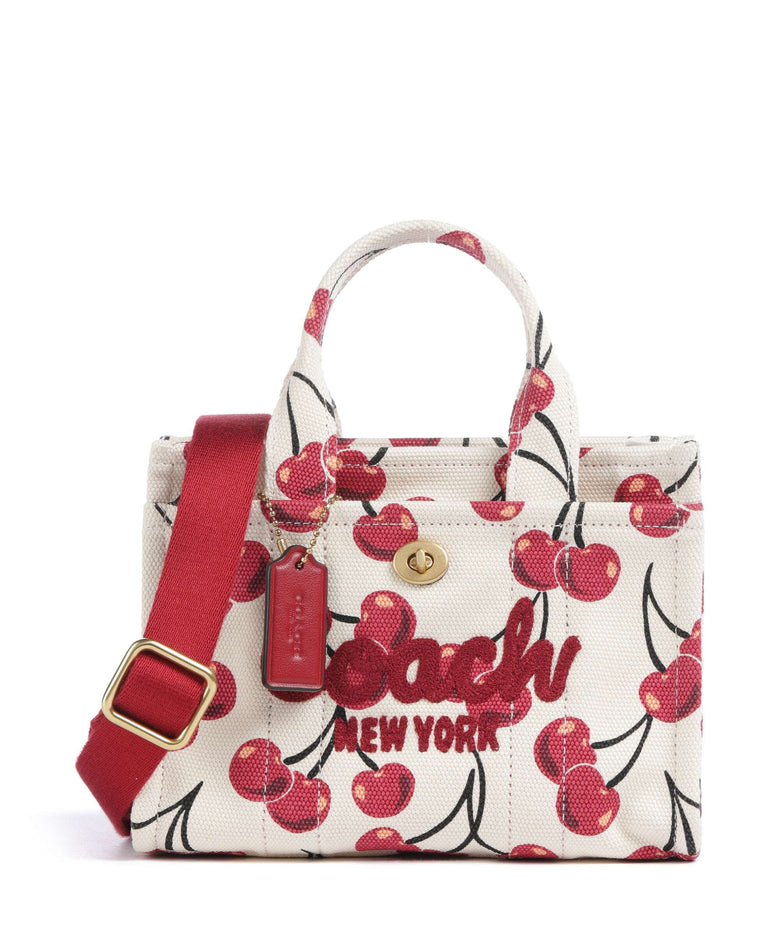 Coach Cargo Cherry Print 20 Crossbody bag chalk/multicolour