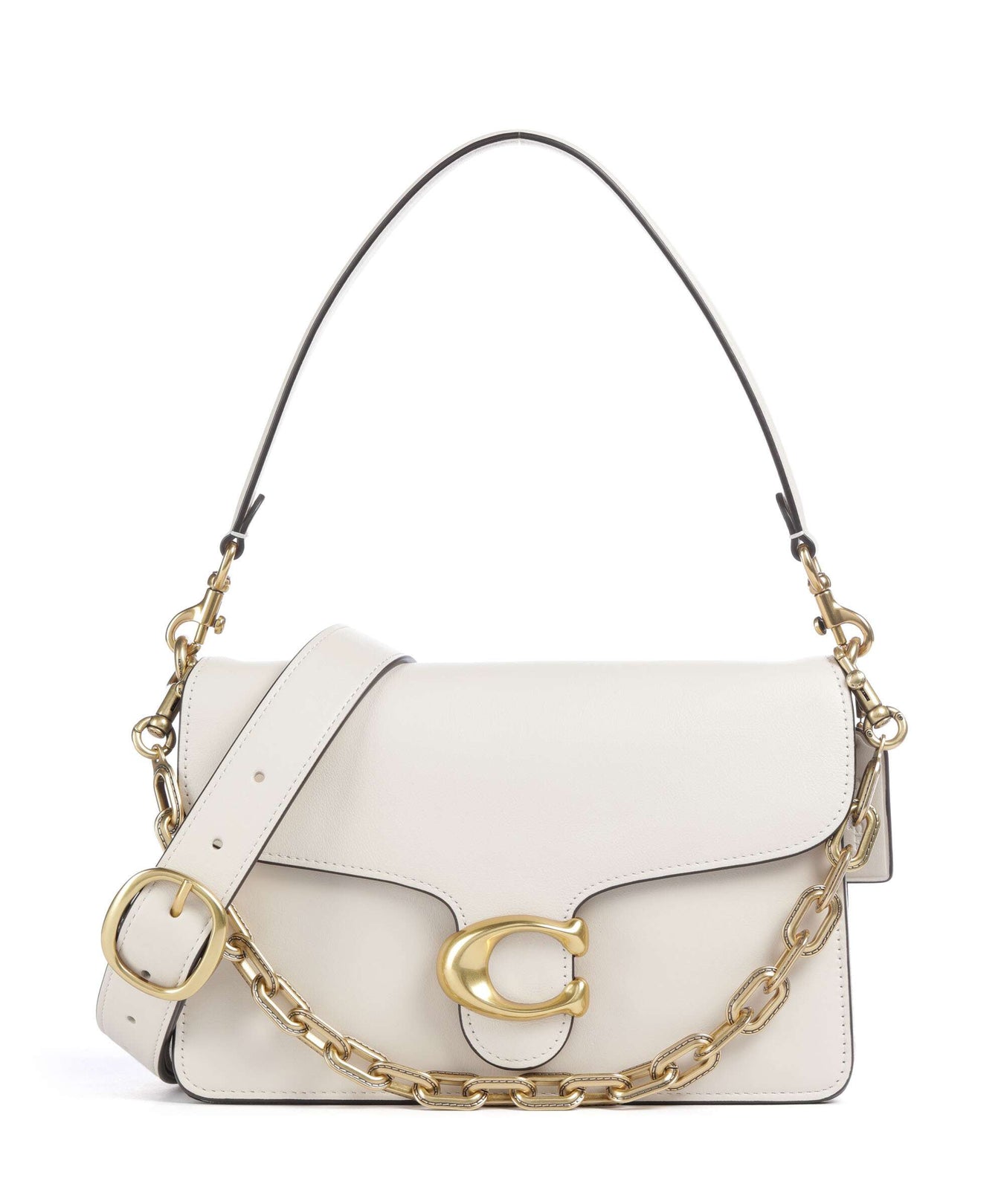 Coach Tabby Soft Chain Shoulder bag chalk