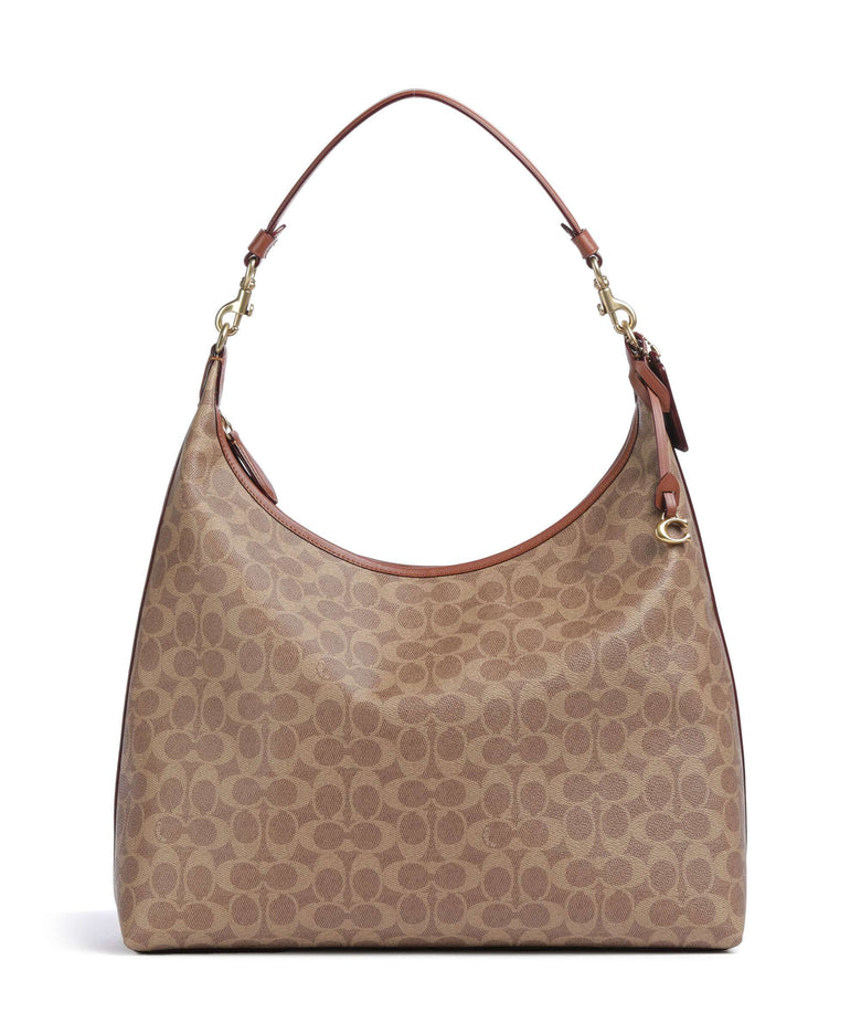 Coach Juliet Signature 38 Hobo bag tan caramel