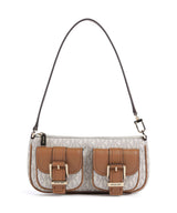 Michael Kors Zoe Torba preko ramena vanilla/acorn