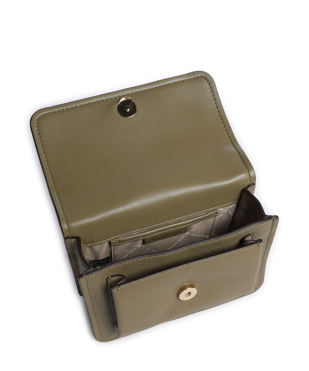 Michael Kors Claire Small Shoulder bag safari green