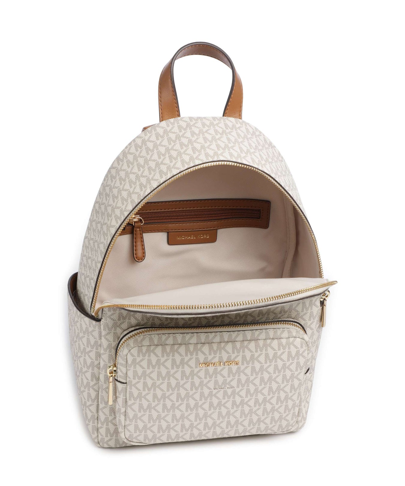Michael Kors Tanner Medium Backpack vanilla/acorn