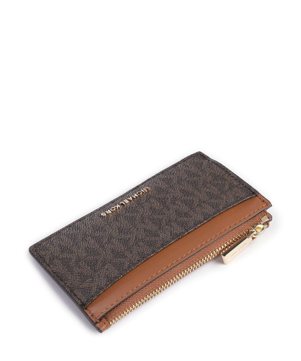 Michael Kors Jet Set Credit card holder brown/acorn