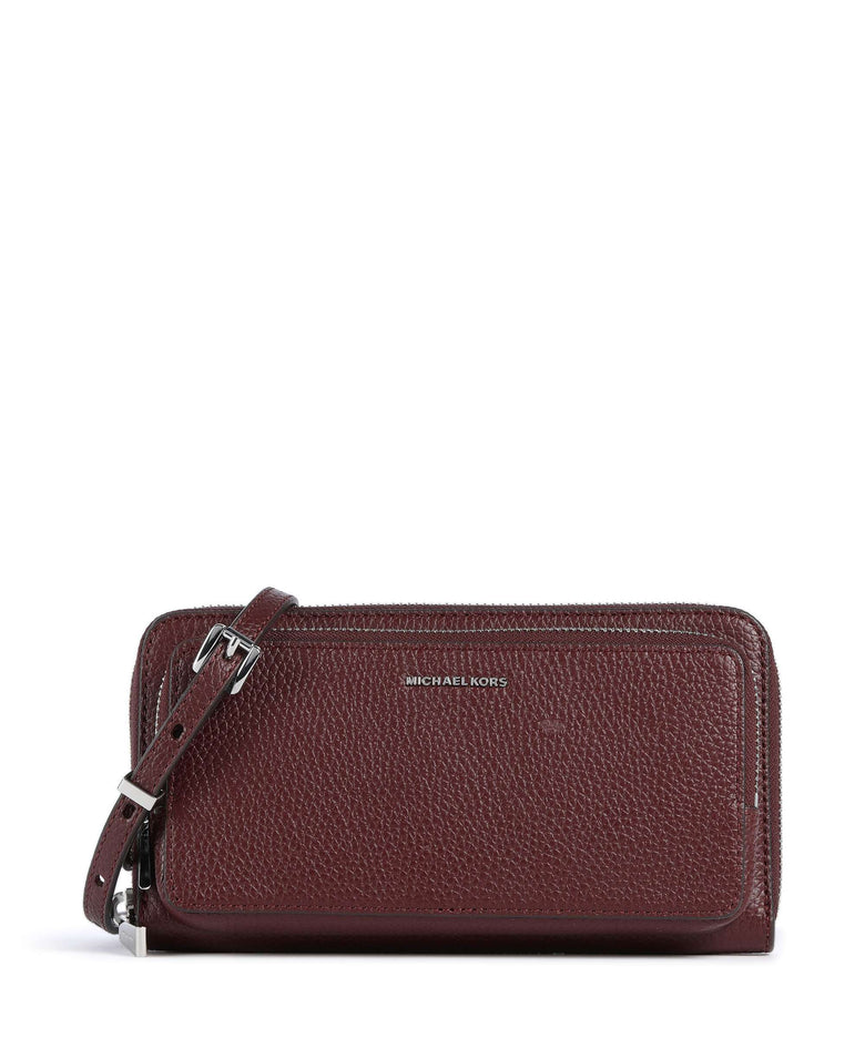Michael Kors Jet Set Large Continental Crossbody bag oxblood