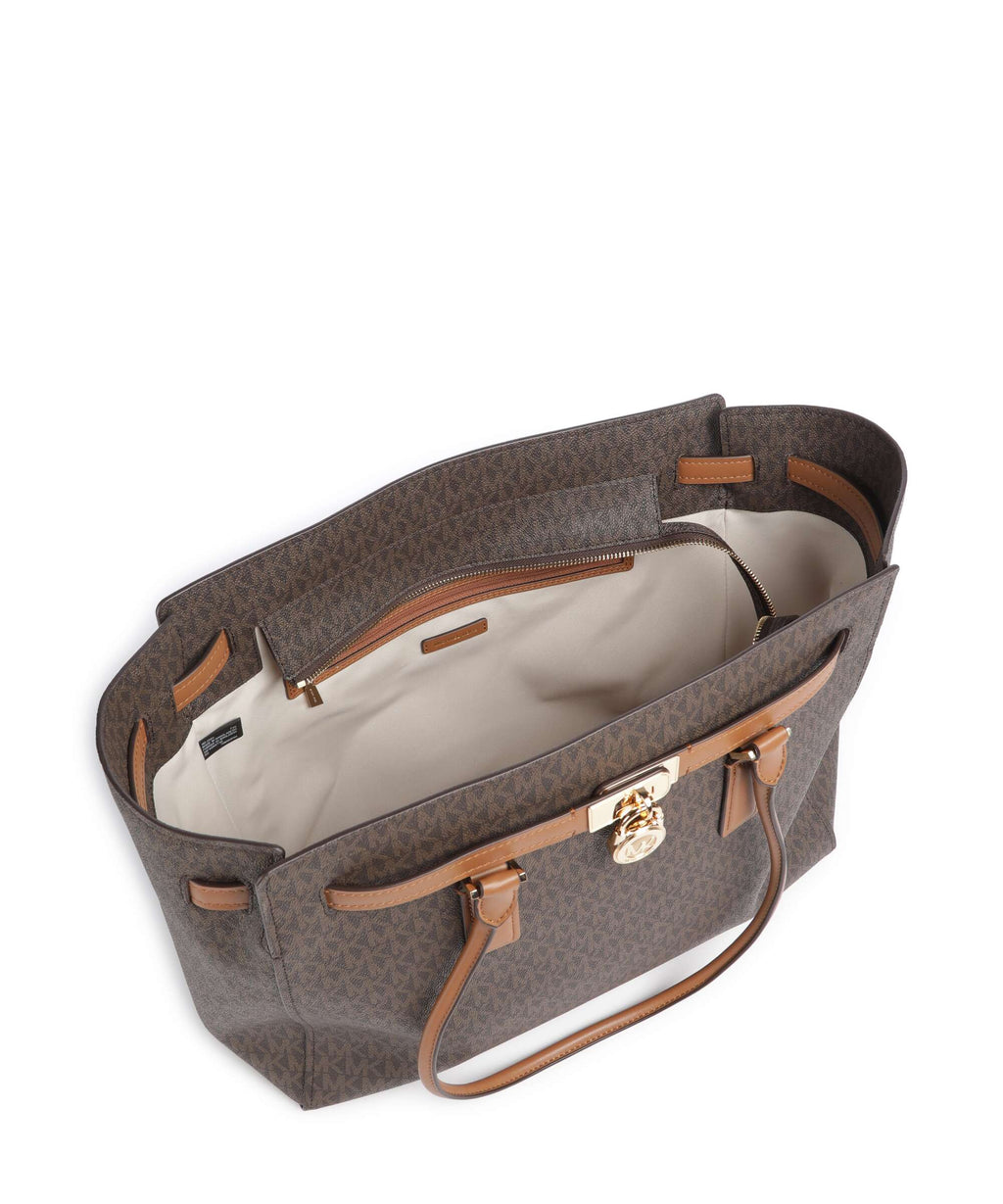 Michael Kors Hamilton Moderne Large Tote bag brown/acorn