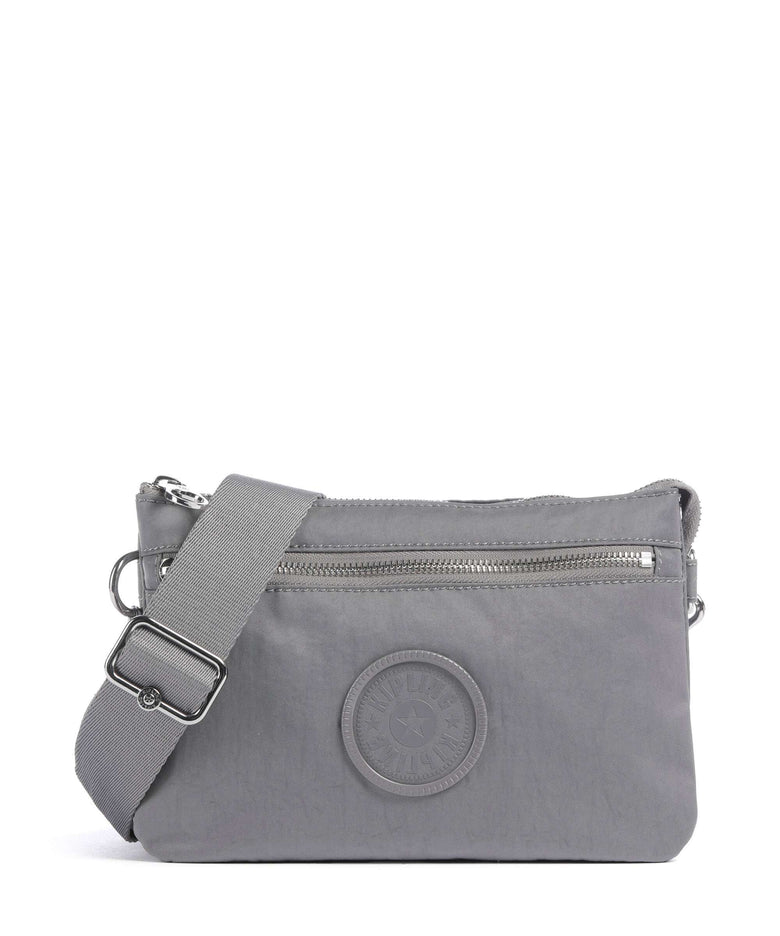 Kipling Charm Riri Zip Crossbody bag grey spice