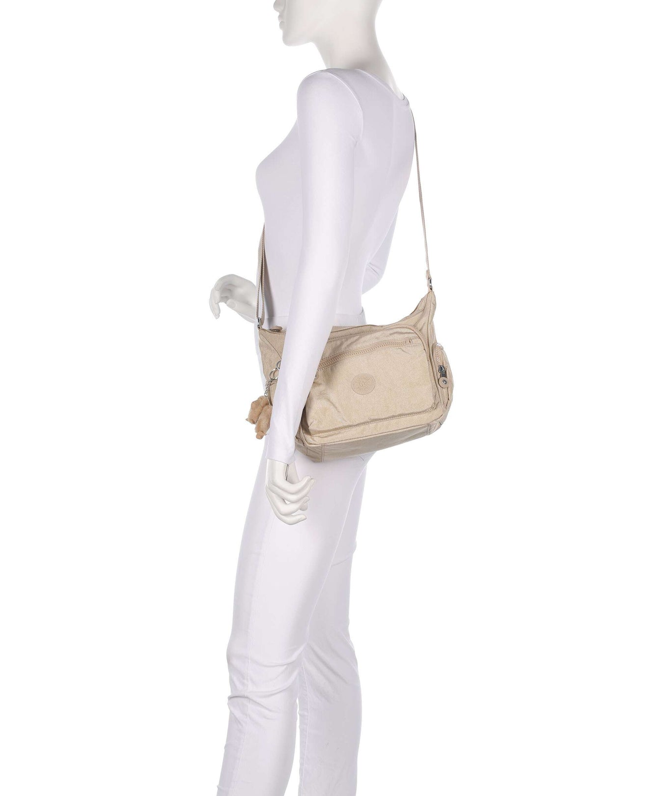 Kipling Basic Gabbie S Crossbody bag sparkled beige