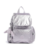Kipling Basic City Zip Mini Ruksak lilac moon/metallic