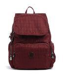 Kipling Elevated City Zip S Backpack maroon tile