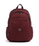 Kipling Elevated Delia Ruksak maroon tile
