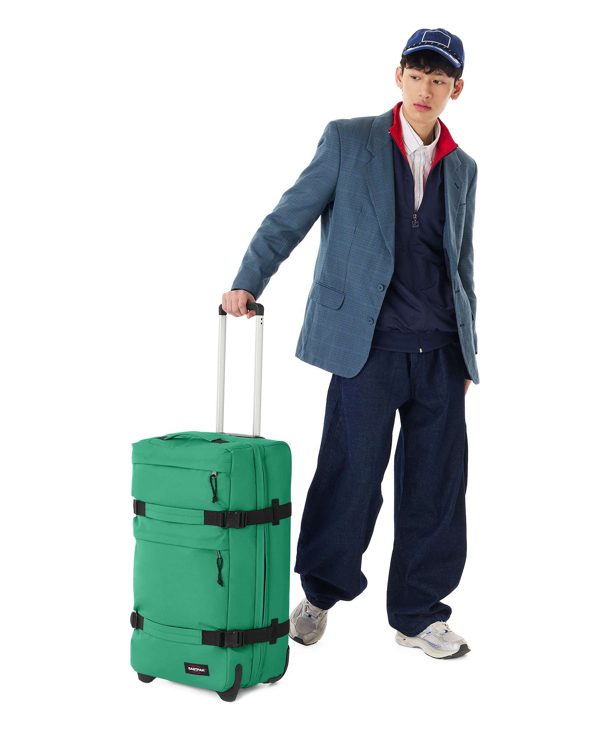 Eastpak Transit'R Plus Core M Travel bag with wheels shamrock green