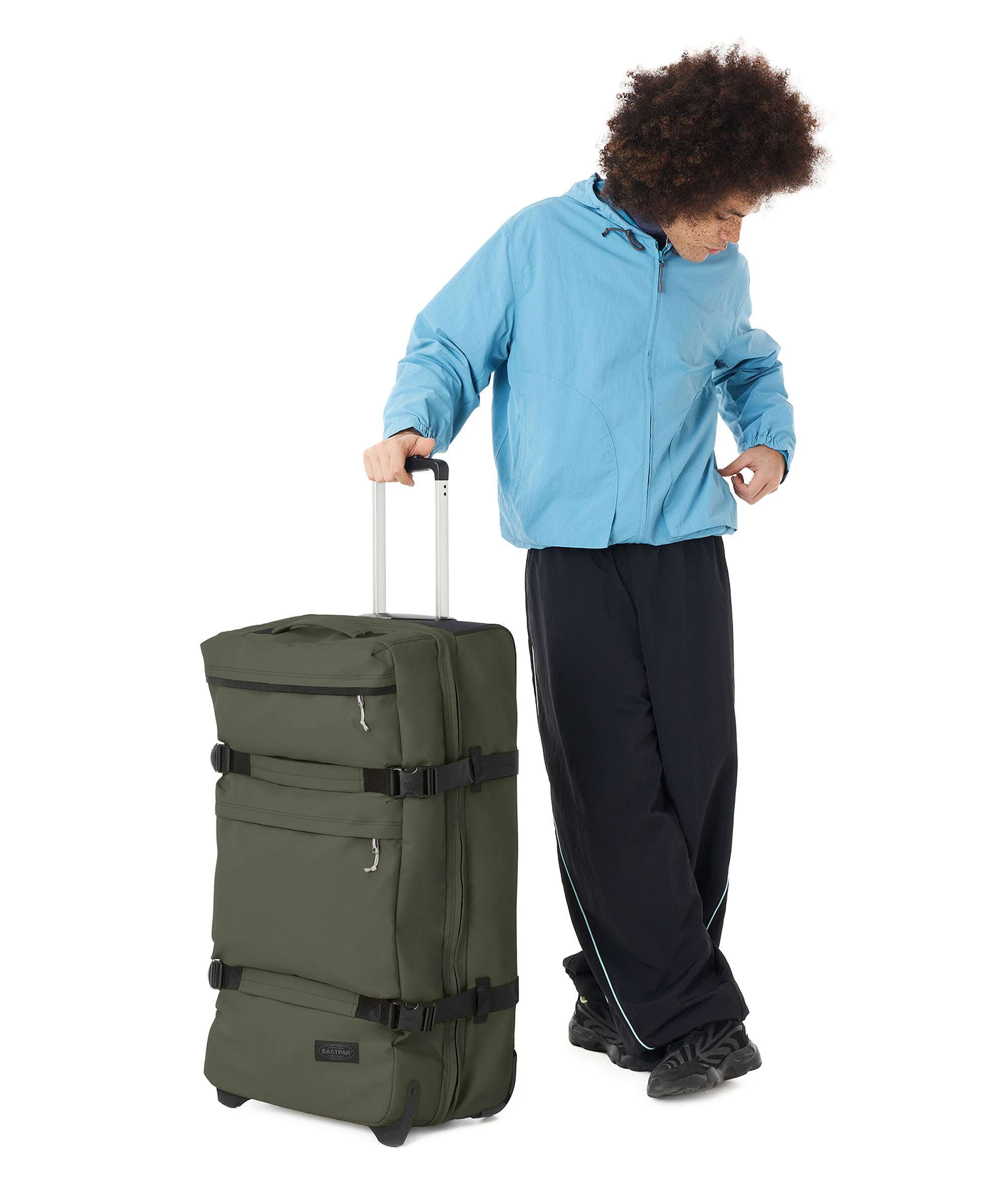 Eastpak Transit'R Plus Tarp L Travel bag with wheels forest