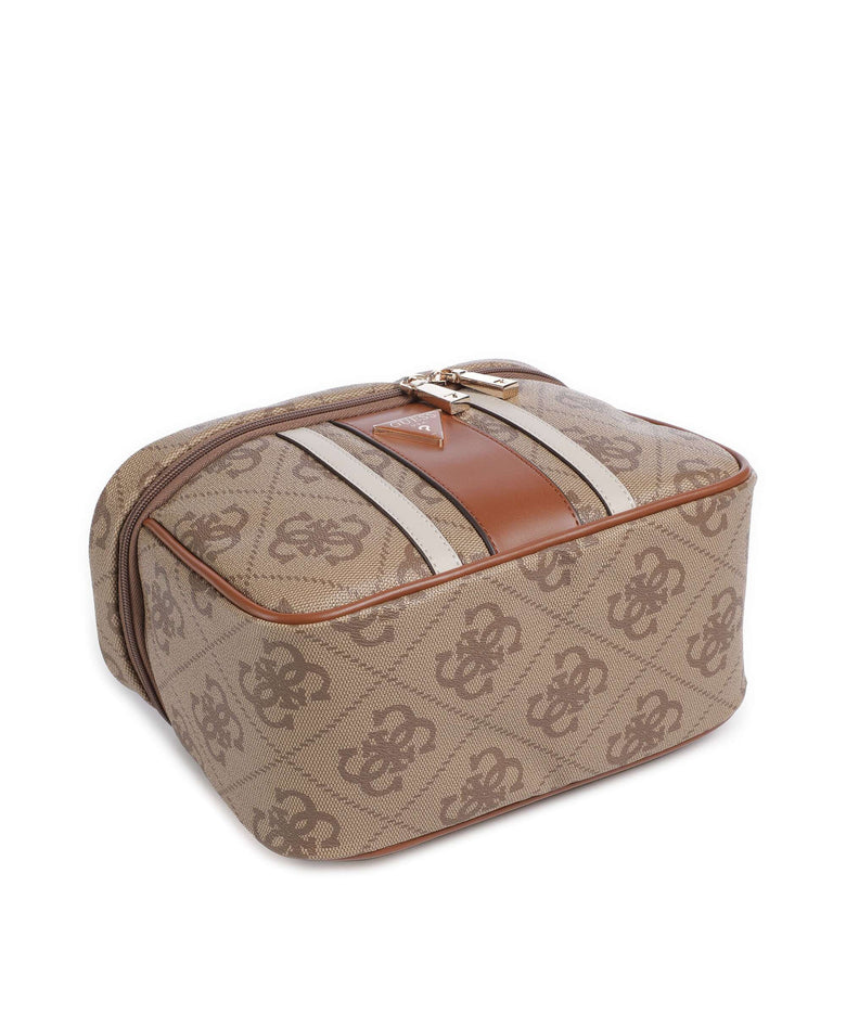 Guess Erenia Toiletry bag latte logo