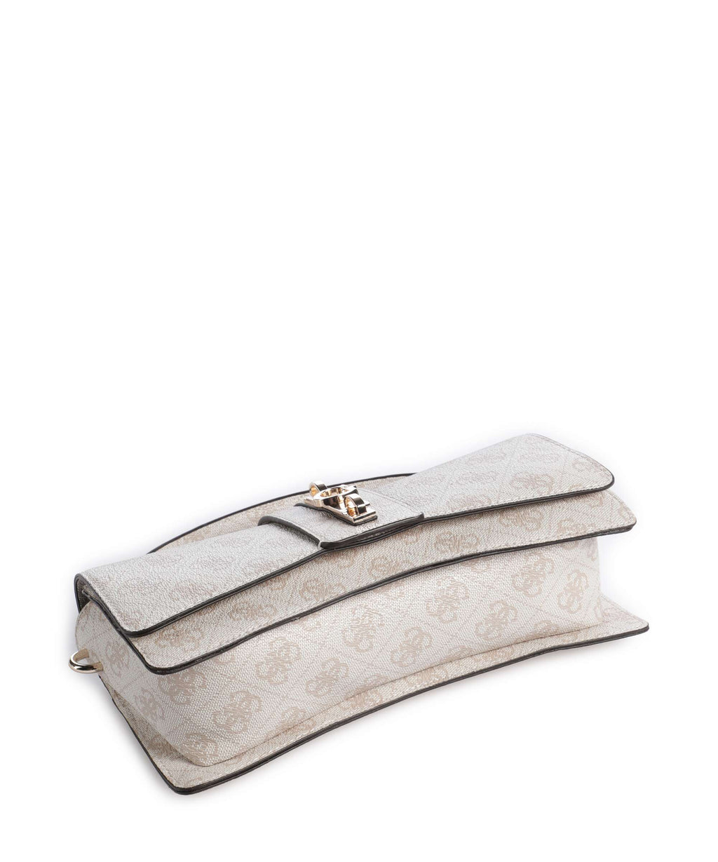 Guess Yvonne Logo Mini Handbag stone logo