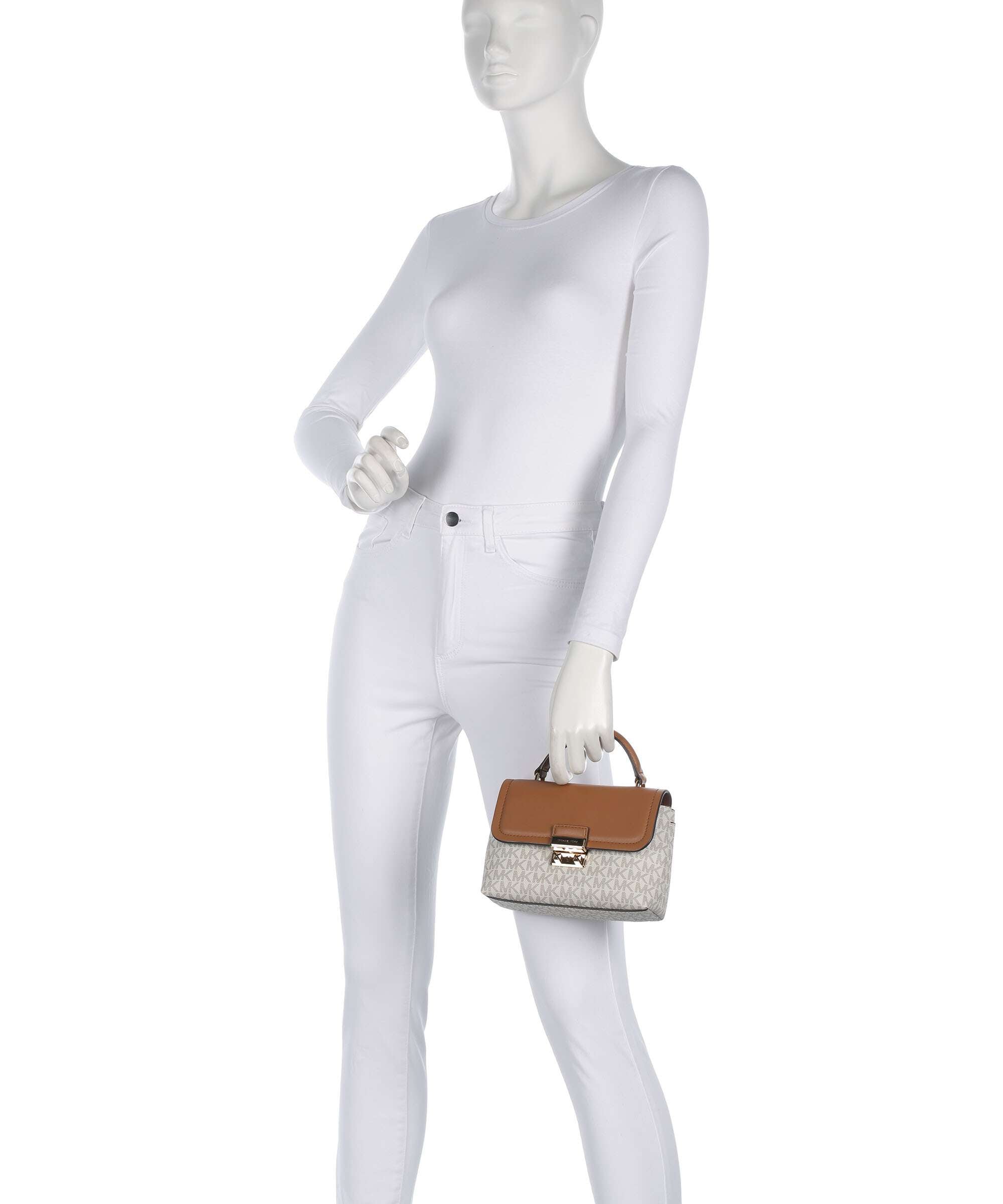 Michael Kors Tribeca XS Handbag vanilla/acorn