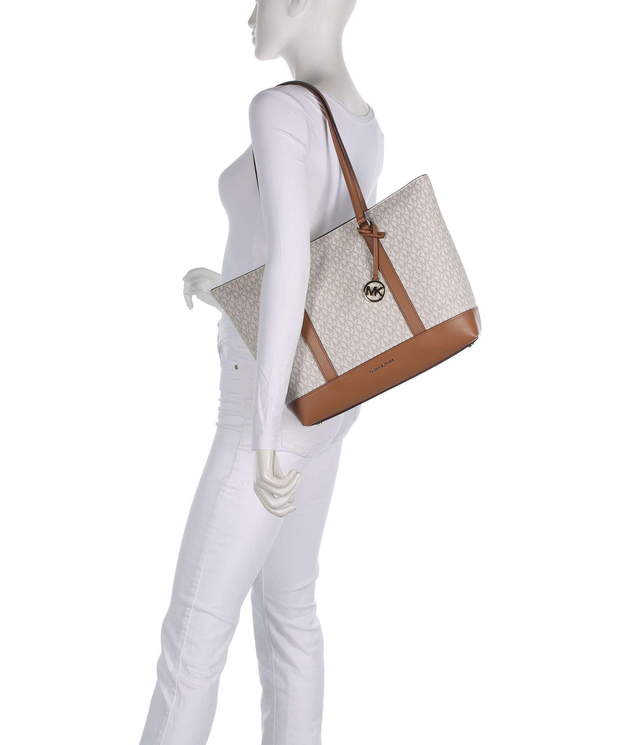 Michael Kors Andie Medium Tote bag vanilla/acorn