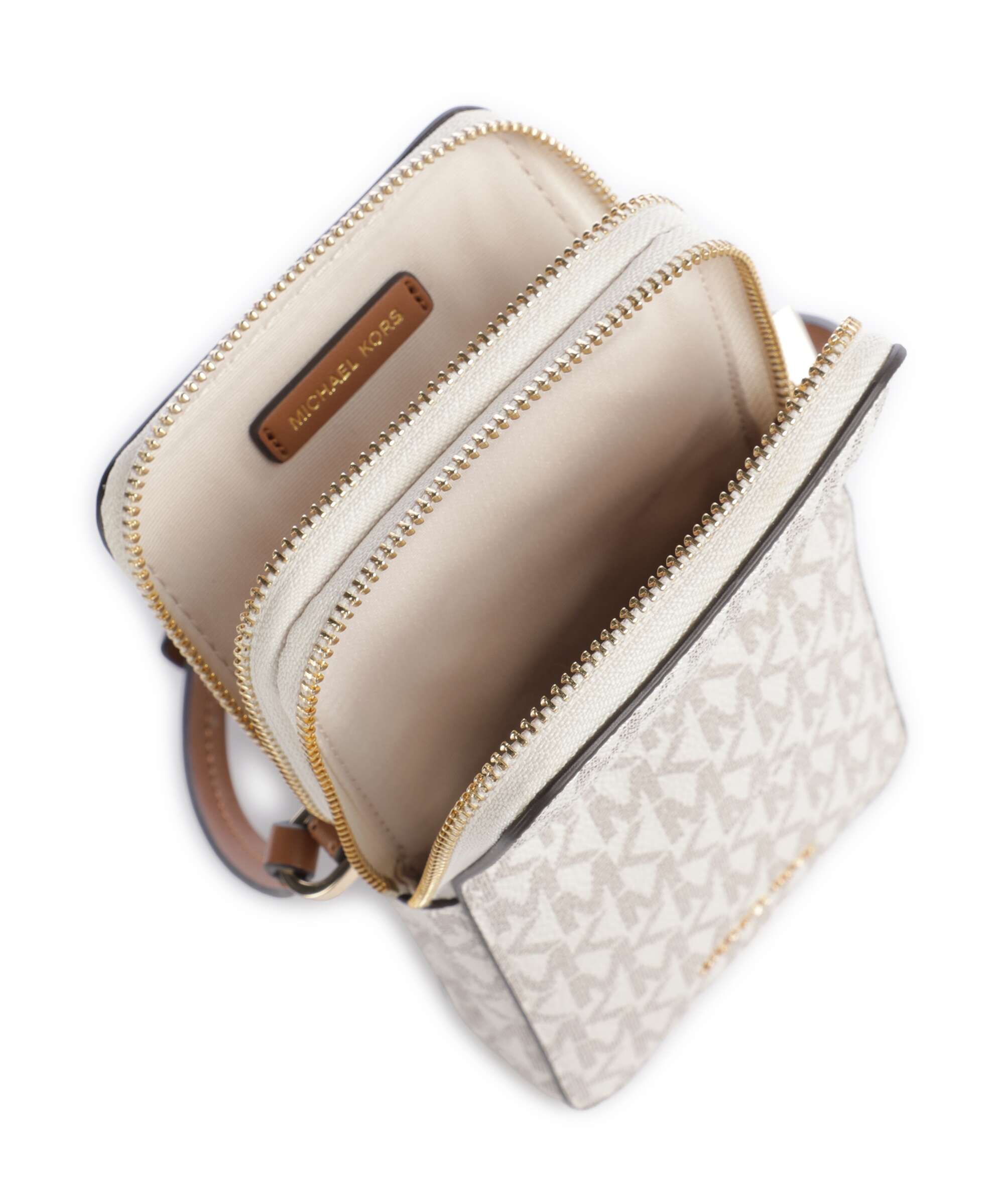 Michael Kors Jet Set Small Phone bag vanilla/acorn