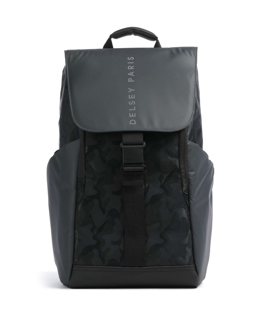 Delsey Paris Securflap Backpack schwarz tarnung