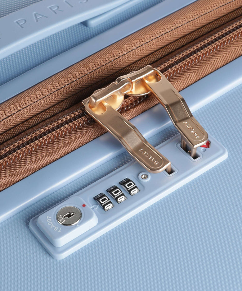 Delsey Paris Freestyle Spinner (4 wheels) himmelblau