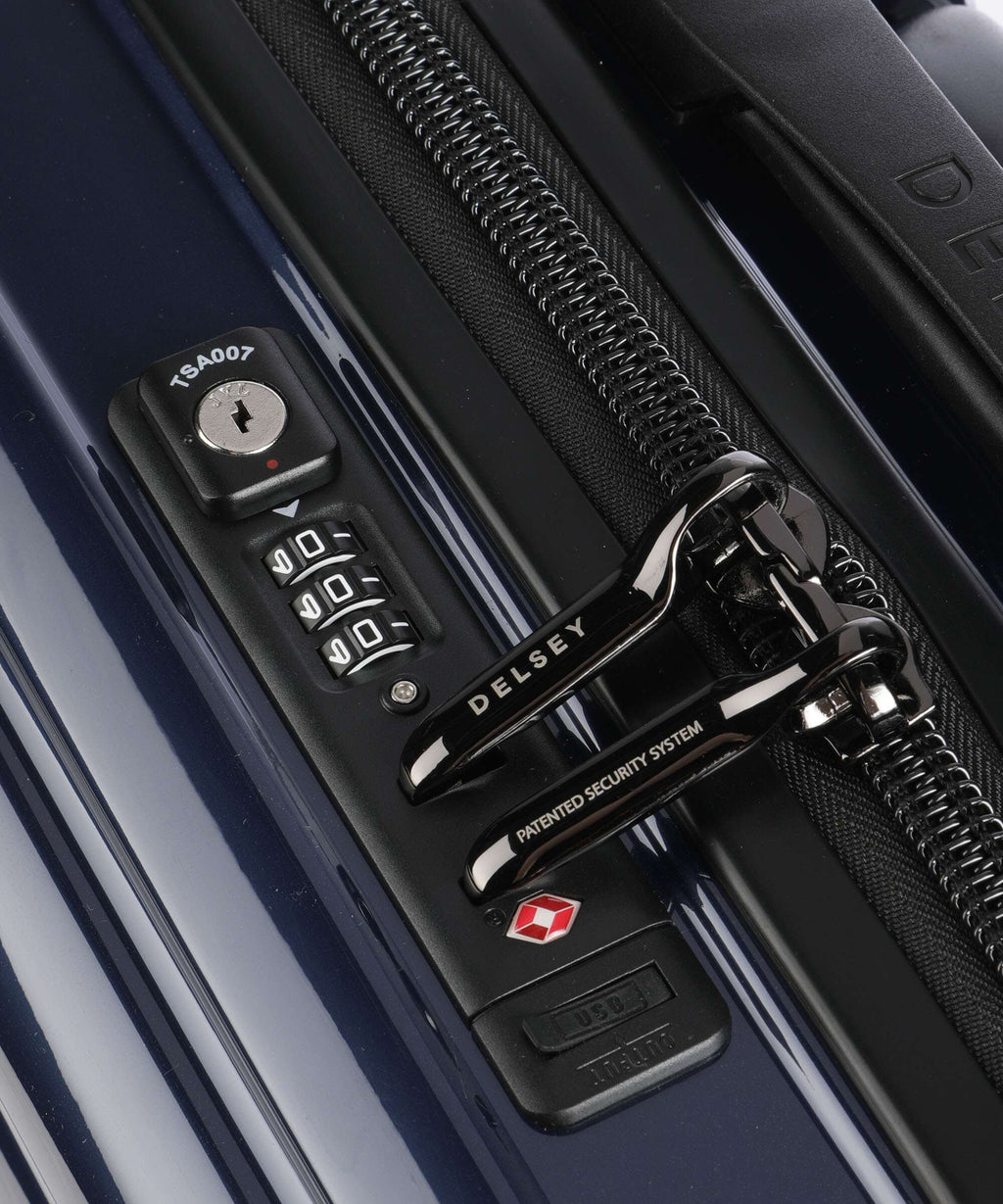 Delsey Paris Shadow 5.0 Spinner (4 wheels) marineblau