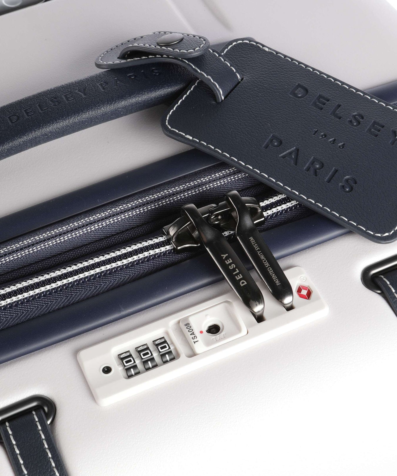 Delsey Paris Cadence Spinner (4 wheels) elfenbein/blau