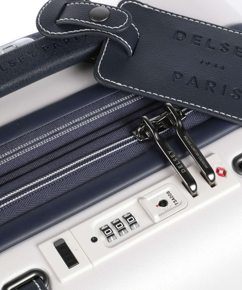 Delsey Paris Cadence Spinner (4 wheels) elfenbein/blau