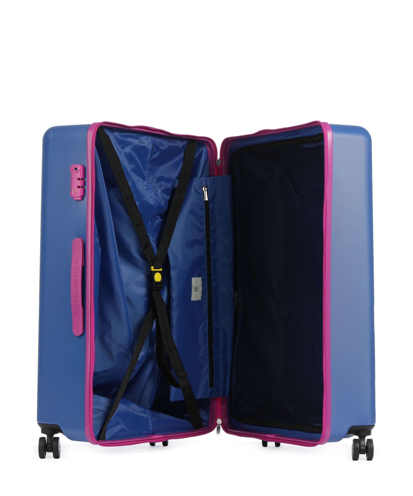 Delsey Paris x United Colors of Benetton Fabrica Spinner (4 wheels) blue