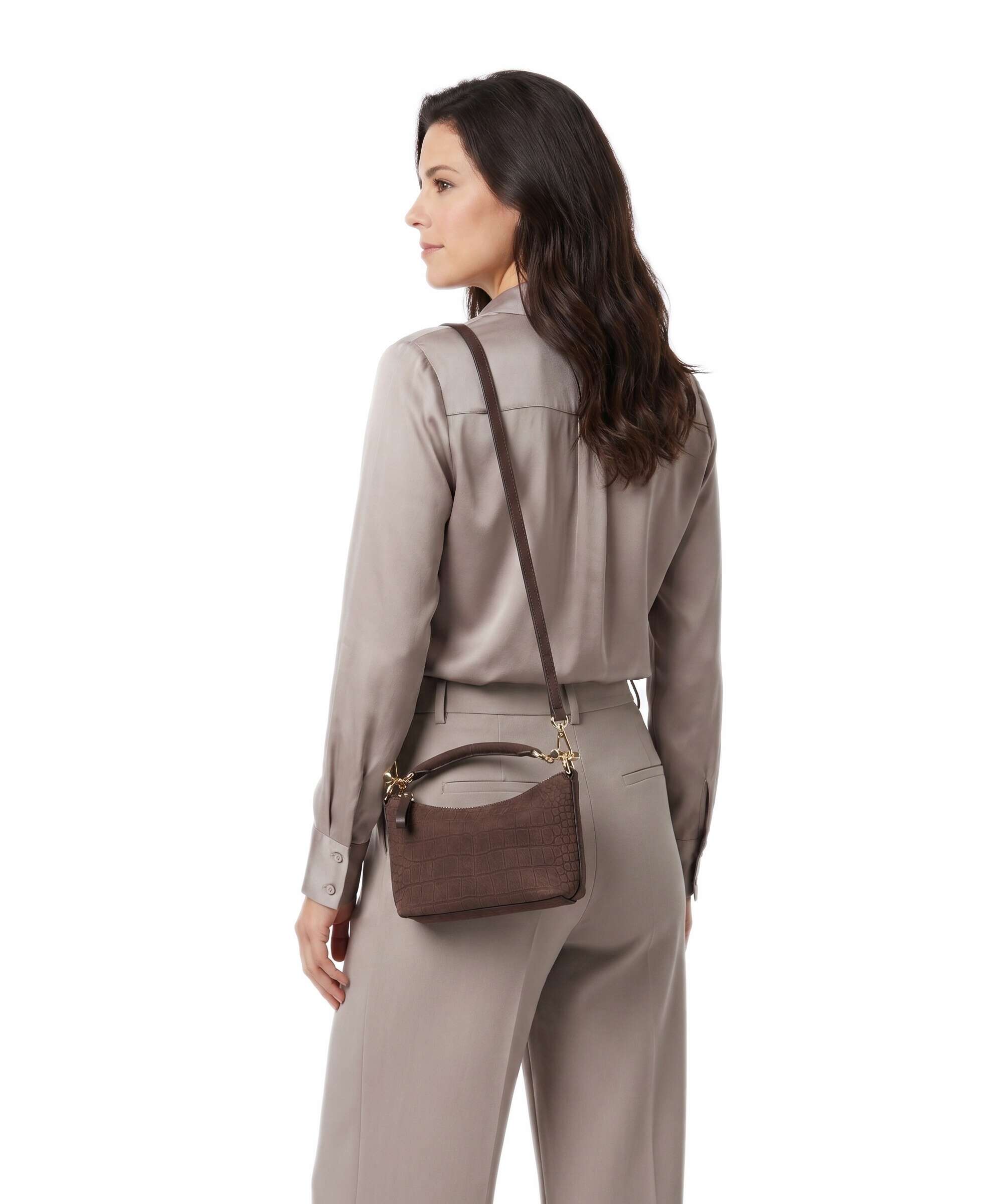 Lauren Ralph Lauren Blaike Mini Crossbody bag chestnut brown